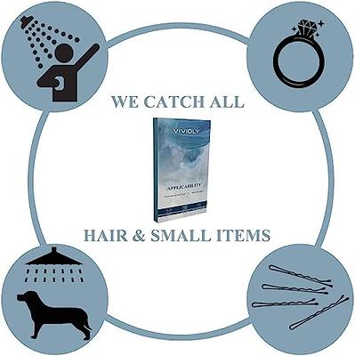 50 Pack, VIVIDLY Disposable Shower Drain Cover Hair Catcher Shower Drain  Mesh Stickers, Bathroom, Laundry, Bathtub, Kitchen, Sink, Drain, for Human  and pet Hair Catcher (Square 50 PCS) - Yahoo Shopping