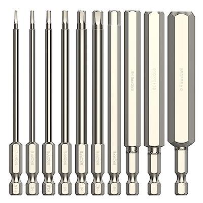 REXBETI 12 Piece Slotted Phillips Screwdriver Bit Set, 1/4 Inch Hex Shank  S2 Steel Magnetic 3 Inch Long Drill Bits (Slotted Set) - Yahoo Shopping