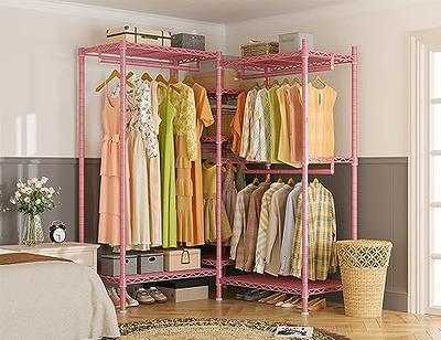 MoNiBloom Clothes Rack, Heavy Duty Clothing Rack for Hanging