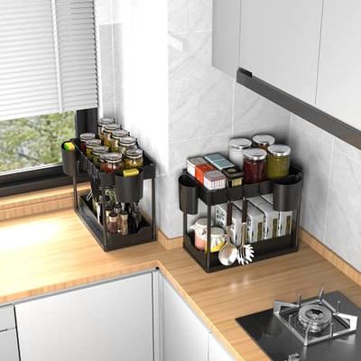 REALINN Under Sink Organizers and Storage, Pull Out Kitchen Under