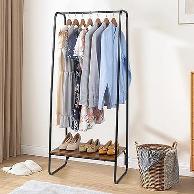 Closet Wardrobe Clothes Garment Rack Storage Organizer Shelf