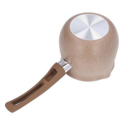 10cm Mini Milk Pot, Nonstick Small Butter Sugar Melting Pot with Pour Spout  for Melted Butter Milk Steaming Milk Frothing Latte Art(Brown) - Yahoo  Shopping