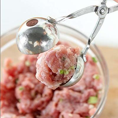 Meatball Scoop Ball Maker Stainless Steel Meat Baller Tongs Cake Pop Maker  Melon Baller Cookie Scoop