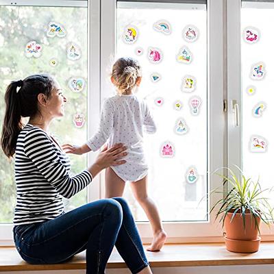 6 Sheets Diamond Window Art Craft Kits for Kids Suncatcher 