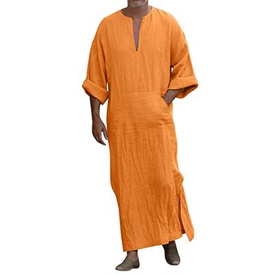 Ethnic Clothes Dubai Middle East Men's Muslim Thobe Kaftan Robe Saudi  Arabic Middle East Islamic Long Gown Dress Long Sleeve Clothing Ramadan  Dress Clothing Big and Tall Men's Saudi - Yahoo Shopping