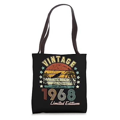 Vintage Year Birthday Tote Bags