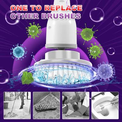 Rechargeable Electric Power Spin Scrubber with 7 Replaceable Brush Heads,  Cordless Electric Shower Scrubber with Adjustable Extension Long Handle for  Bathroom - Yahoo Shopping