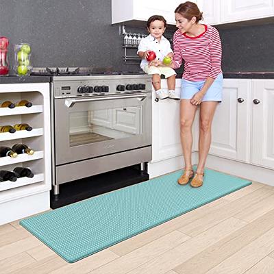 KOKHUB Kitchen Mat,1/2 Inch Thick Cushioned Anti Fatigue Waterproof Kitchen  Rug, Comfort Standing Desk Mat, Kitchen Floor Mat Non-Skid & Washable for