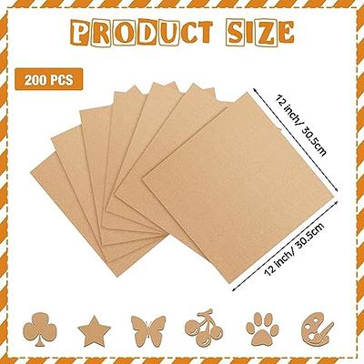 50 Pack Corrugated Cardboard Sheets 11 x 16.5 Inches Cardboard