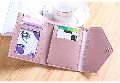 Fependu Slim Wallet for Women Thin Womens Card Holder RFID Blocking Genuine  Leather Small Wallets