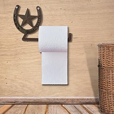 Rustic Kitchen Set, Horseshoe Paper Towel Holder and Napkin Holder