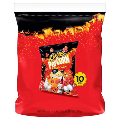  Cheetos Popcorn, Cheddar, 0.625oz Bags (40 Pack), 40