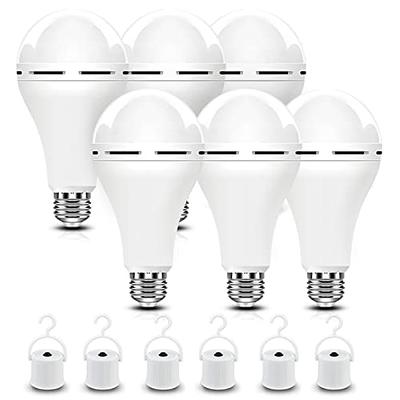 Neporal LITE Emergency Rechargeable Light Bulbs A19, Light Up to