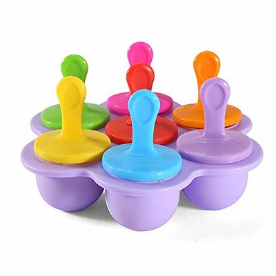 Silicone Popsicle Mold, Ice Pop Molds Maker, Storage Container for Homemade  Food, Kids Ice Cream DIY Pop Molds - BPA Free (Purple) - Yahoo Shopping