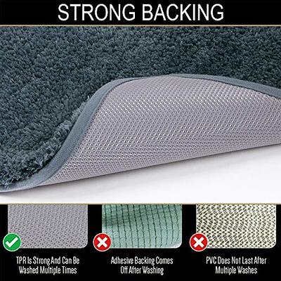 BEQHAUSE-Non-Slip-Bathroom-Rugs-Soft-Absorbent-Bath Mats for