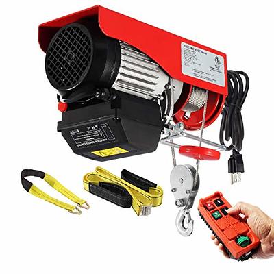 Partsam 880lbs Automatic Lift Electric Cable Hoist with Wireless