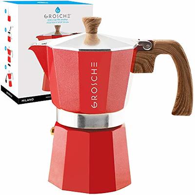 Coffee Maker Moka Percolator Stove Top Espresso Latte Stainless Pot,1/2/9/12  Cup