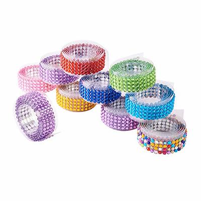 PH PandaHall 10 Rolls 0.5 Wide Rhinestone Stickers Self-Adhesive Bling  Craft Jewels Crystal Gem Stickers Decorative Tape for Crafts Making &  Scrapbooking Mixed Color (19.5 Each roll) - Yahoo Shopping