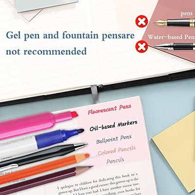 Transparent Sticky Notes, 1000 Sheets Clear Sticky Notes Pads with Pen,  Waterproof Self-Stick Translucent Sticky Notes Tabs Set for Annotation  Books