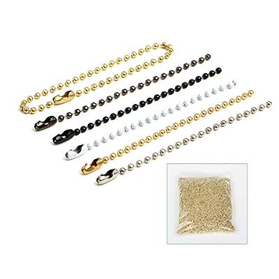  Sasylvia 100 Pcs Keychain Rings with Chain Key Chain