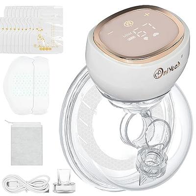 Lulia Electric Breast Pump with 10 Breastmilk Storage Bags, Breastfeeding  Pump with 4 Modes and 9 Levels, Portable Breast Pump with 24mm Flanges,  Strong Suction Power, Quiet, Pain Free - Yahoo Shopping