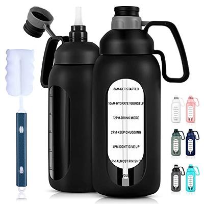 ZEROFEEL Water Bottles with Times to Drink, 35 OZ Motivational