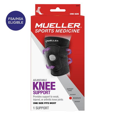 Mueller Adjustable Ankle Stabilizer, Unisex One Size Fits Most Black