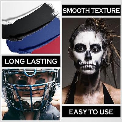 White Face Paint - 1.76 oz / 50g Halloween Face Body Eye Paint Skeleton  Ghost Skull Cosplay Costume Professional SFX Corpse Special Effects Makeup  Kit