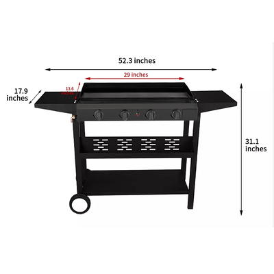 Camp Chef VersaTop 2X Two Burner Portable Flat Top Propane Gas Grill -  FTG400 : BBQGuys