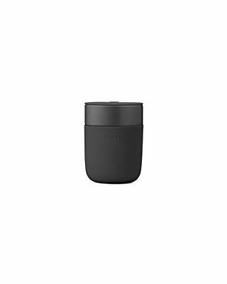 Reusable Coffee Mug with Lid Glass Travel Mug and Slip Sleeve Dishwasher  and Microwave Safe Portable Durable Drinking Cup BPA Free 