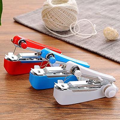 Portable Mini Handheld Sewing Machine ,Automatic Feeding, DIY Hand Sewer  Machine for Household,Handheld Stitching Machine, Hand Held Mini Sewing  Machine 