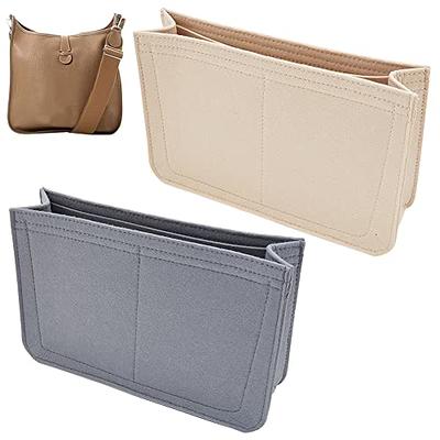 WADORN Felt Zipper Handbag Organizer Insert, Felt Tote Bag Insert Rectangle Purse  Organizer Bag In Bag Multiple Compartments Bag Insert Interior Shaper for LV  ONTHEGO GM, Beige, 14.6x6.5x9.4 Inch - Yahoo Shopping