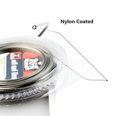 5LB-200LB 7 Strands Fishing Line Wire Leader Nylon Coated Stainless Steel  Leader Wire with Crimps Sleeves (1pcs-70lb) - Yahoo Shopping