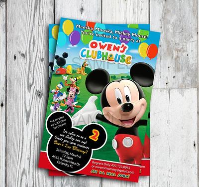 Printable Mickey PNG Mickey Mouse Club Hous Digital 