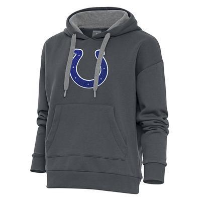 Women's Indianapolis Colts WEAR by Erin Andrews Royal Vintage Corduroy  Pullover Sweatshirt