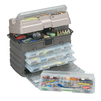Plano Angled Tackle System with Three 3560 Stowaway Boxes, Fishing Tackle  Storage, Premium Tackle Storage - Plano Storage Cases
