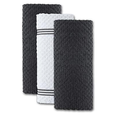 Infinitee Xclusives Premium Kitchen Towels - Pack of 6, 100% Cotton 15 x 25  Inches Absorbent