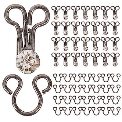 VILLCASE 20pcs Metal Sewing Supplies Eyes Closure Hooks Sewing