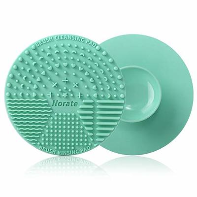 Makeup Brush Cleaner Mat - Silicone Makeup Brush Cleaning Mat