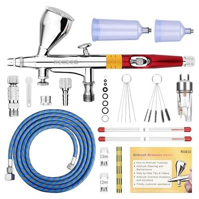 Professional 3x Airbrush Kit 3L Air Compressor Tank With 12 Colors