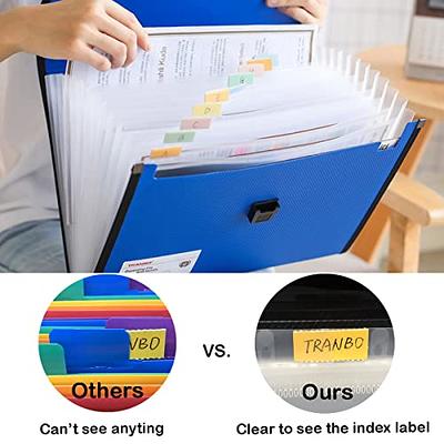 Black Large Size Portable File Folder, Plastic A4 Documents