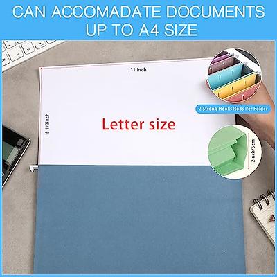 Hanging File Folder Bulk Letter Size Expandable Hanging File Pocket with  Plastic Tabs and Label Inserts Kraft Paper Multicolored File Folders for  Home Office Letter File Organization (Set of 48) - Yahoo Shopping