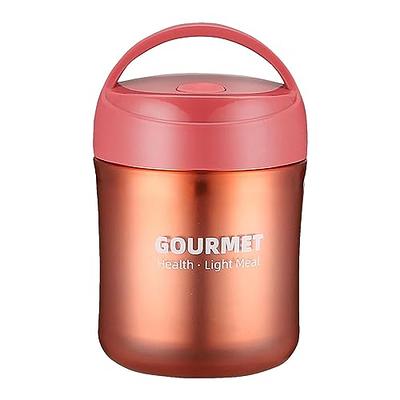 Insulated Lunch Box With Stainless Steel Thermos - Leakproof Hot Food  Container And Soup Flask - Thermal Case For Work And School