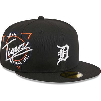 Men's New Era White/Red Detroit Tigers Undervisor 59FIFTY Fitted Hat