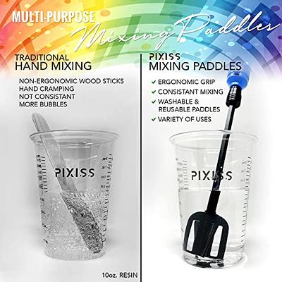4Pcs Mixer Paddles, Epoxy Mixer Attachment for Powerful Mixing, Reusable  Paint Mixer, Paint Stirrer Attachment 