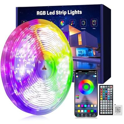  Govee Smart LED Strip Lights, 16.4ft WiFi LED Strip Lighting  Work with Alexa and Google Assistant, 16 Million Colors with App Control  and Music Sync LED Lights for Bedroom, Easter Decorations 