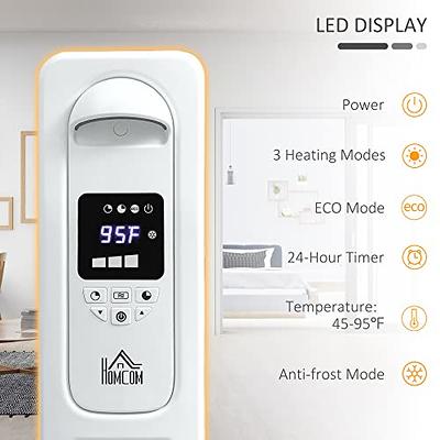 Decker 1,500W Ceramic Tower Heater with LED Display Controls