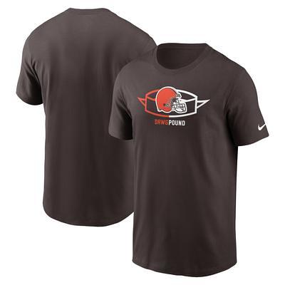 Nike Men's Orange Cleveland Browns Primary Logo T-Shirt - Orange