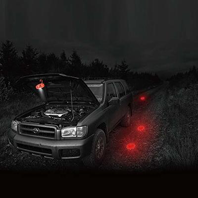 Rechargeable LED Road Flares - Flashing Roadside Safety and Emergency Lights