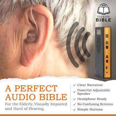Talking Bible - Electronic Holy Bible Audio Player in English for Seniors,  Kids and The Blind, Solar Powered & USB Rechargeable, ESV (English Standard  Version), Black - Yahoo Shopping